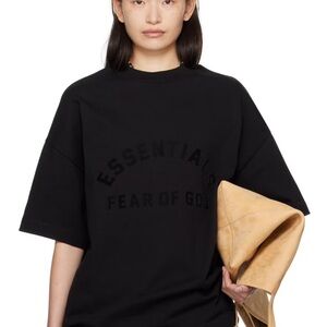 Fear of God Essentials Oversized Black Tee
